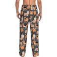 thumbnail image 7 of Salouo Corgi Collie Pug Print Pajama Pants for Men, Lounge Pants Elastic Waistband Casual Men's sleepwear Loungewear Sleep Pajama Pant -XX-Large, 7 of 7