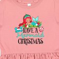 thumbnail image 4 of Inktastic Have a Mermaid Christmas with Crab and Seashell Girls Toddler Dress, 4 of 5