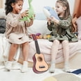 thumbnail image 4 of Mini guitarra acústica de 21 pulgadas, instrumento musical de madera, ideal para principiantes (beige), 4 of 7