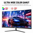 thumbnail image 4 of Gawfolk 24.5 Inch Gaming Monitor 300Hz FHD , 1080P Built-in Speakers, DP/HDMI, 75x75mm VESA Wall Mount, Home Office Business, Black, 4 of 6