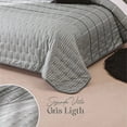 thumbnail image 3 of Edredón Neo Gray Matrimonial Suave Al Tacto Concord, 3 of 4