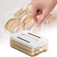 thumbnail image 1 of TIELUTT Double Layer Handle Snack and Candy Leftover Pizza Storage Container Reusable Condiment Containers with Lids for Kitchen Storage Silicone Containers for Food Storage over the Fridge Storage O, 1 of 7