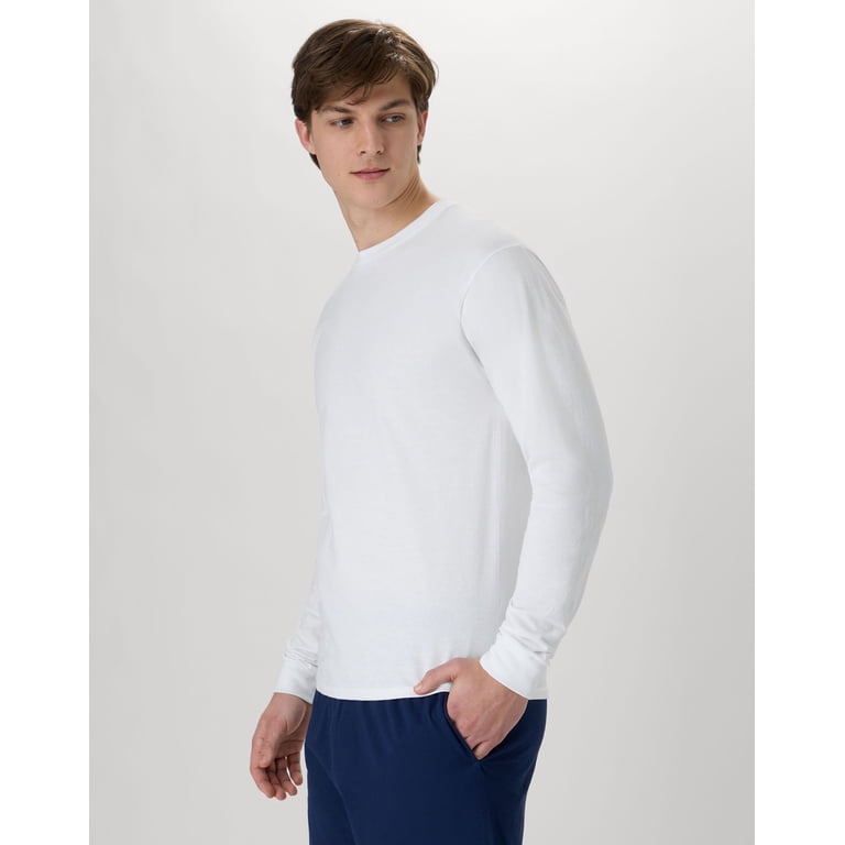 Hanes Men's Long-Sleeve T-Shirt, 4-Pack ComfortSoft photo 5