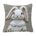 thumbnail image 1 of L Cute Little White Rabbits Printed Lumbar Pillow Pillowcase And Insert Removable Washable Back Cushion For Sofa Bed Office Nap Size L, 1 of 6