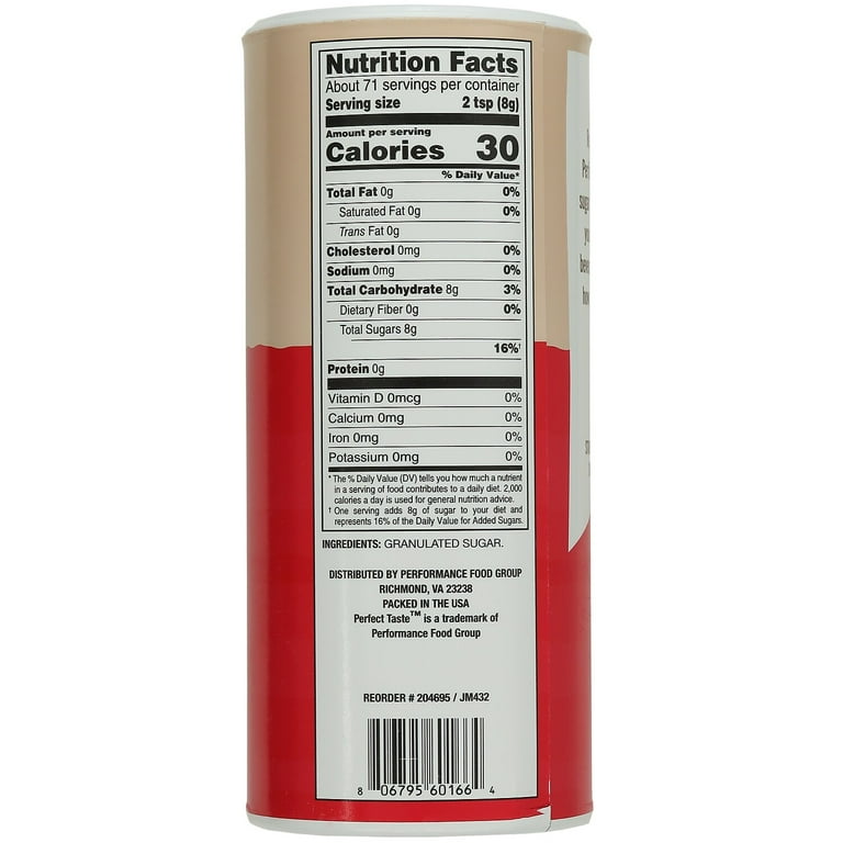 All Natural Cane Sugar. 20 oz Canister All Natural Cane Sugar. 20 oz Canister
