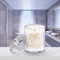 thumbnail image 5 of 1/2/3pcs Dispenser Clear Plastic Apothecary Jars - Multipurpose Holder Storage Canister Clear Plastic Acrylic Jar Containers for Cotton Ball | Cotton Swab | Q-Tips | Cotton Rounds, 5 of 6