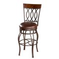 thumbnail image 4 of American Heritage Bella Bar Stool in Pepper-30 Inches, 4 of 4