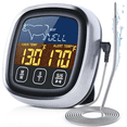 thumbnail image 1 of Meat Thermometer Digital for Food Cooking BBQ Oven Grilling, Instant Read Electric Touchscreen LCD, 1 of 7