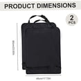 thumbnail image 5 of 2 Pack Large Back Seat Protector for Kids Feet | Premium Waterproof Kick Mats | Durable Black Backseat Cover for Child to Protect from Dirt, Mud & Scratches | Automotive Travel Accessories, 5 of 8