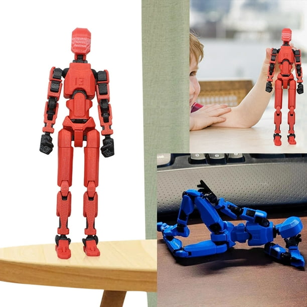 Figuras Simuladas Ygjytge Robot Muñeco 3 Uds PVC Impresa en 3D