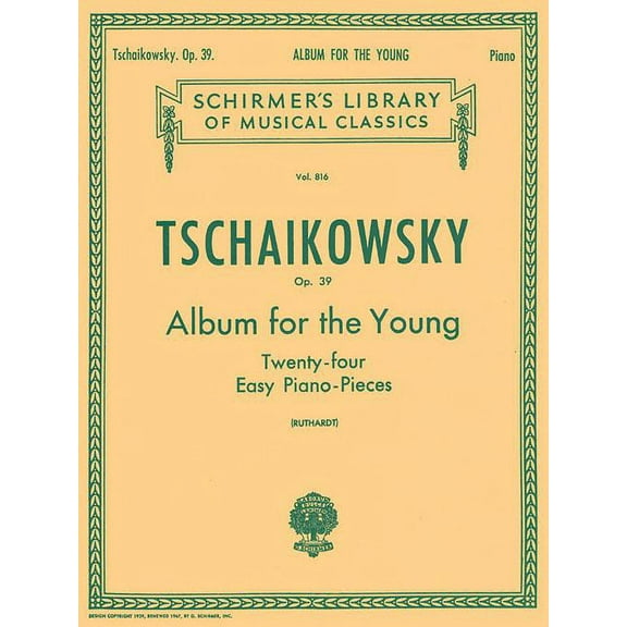 Album for the Young (24 Easy Pieces), Op. 39: Schirmer Library of Classics Volume 816 Piano Solo, (Paperback)