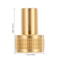 thumbnail image 2 of Moluckfu Tornillo Conector Para Taco De Billar De Latón Dorado Para Ajuste Y Reparación, 2 of 8
