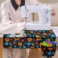 thumbnail image 4 of HELLHERO Floral Pattern Sewing Machine Pad with Storage Cylinder Foldable Fabric Polyester Easy Storage for Family Mom Wife Sewing Classes, 4 of 5
