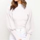 thumbnail image 3 of Gibobby Sueteres Para Mujeres Calientitos Elegantes Suéter de manga larga de color sólido de cuello para mujer Suéter de punto grueso Casual Tops(Blanco,M), 3 of 5