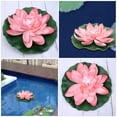 thumbnail image 4 of SHISUYAN Highly Simulation Lotus-flower Pond Floated Lotus Model Party Layout Flower Prop, 4 of 9