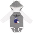 thumbnail image 3 of Inktastic Happy Birthday, Nana- Cute Penguins Boys or Girls Long Sleeve Baby Bodysuit, 3 of 5