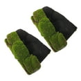 thumbnail image 2 of Shisuyan Flocking Artificial Moss Mat Green 2Pcs 11.79x11.79x1.77in, 2 of 8