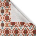 thumbnail image 4 of Ambesonne Tribal Valance Pack of 2, Aztec Folk Native Motif, 54"X18", Teal Cream Red, 4 of 5