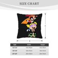 thumbnail image 4 of Funda de almohada decorativa de lino de Las Chicas Superpoderosas, funda de cojín cuadrada, funda de almohada para sofá, dormitorio, sofá, almohada decorativa de lino, 4 of 8