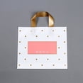 thumbnail image 1 of Bolsas de agradecimiento, bolsas de compras, paquete de 50 bolsas de mercancía a granel extra gruesas, bolsas de plástico para boutique para pequeñas empresas, bolsas de regalo de plástico con asa para clientes, fiestas, regalos oso de fresa Electrónica, 1 of 4