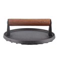 thumbnail image 4 of Round Barbecue Press, Bacon Cooker Grill Press, Griddle Bacon Press, for Roast Grills Beef Burger Sandwiches, 4 of 7