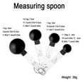 thumbnail image 2 of Measuring Spoon Cup Baking Measurement Tool 4pcs Baking Mesuring Spoon Stainless Steel Measuring Cup Graduated Measuring Spoon Cup, 2 of 8