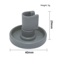 thumbnail image 5 of Piezas de lavavajillas con rueda de rejilla inferior para lavavajillas, 2 uds., fáciles de instalar, lavavajillas exactos, reemplazo de pernos, 5 of 5