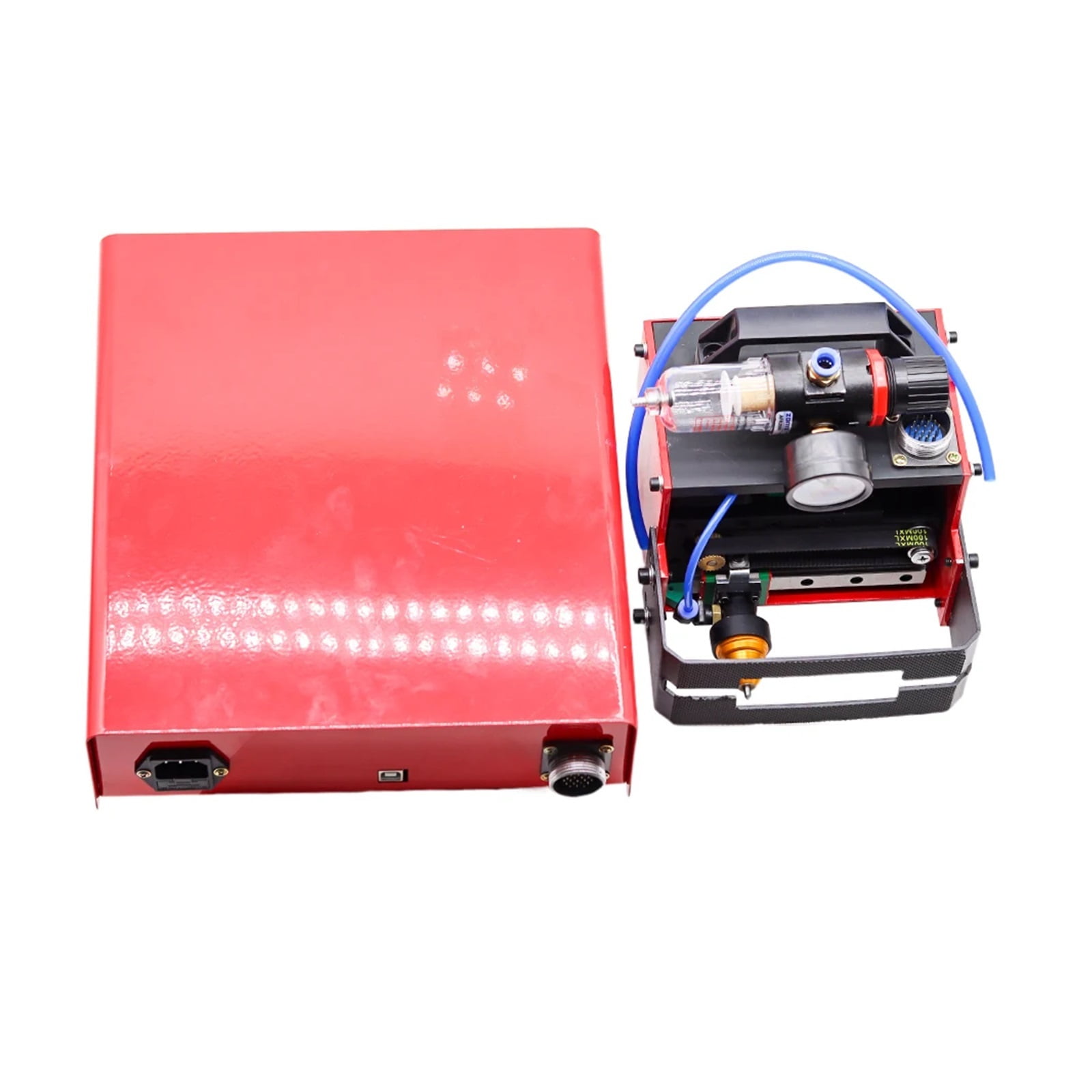 Portable Metal Pneumatic Dot Peen Marking Machine For VIN Code(80*20mm) Fe Marking Machine Chassis Number