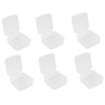 thumbnail image 1 of Mini Caja de Almacenamiento Transparente PláStico 6 Piezas para Coleccionar ArtíCulos PequeñOs, Cuentas, Joyas, Tarjetas Visita, 1 of 5