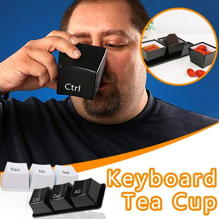 

WEPRO for Container Set Mug Coffee Key 3Pcs Cup Office Keyboard -Alt Home Tea Home DIY
