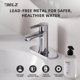 thumbnail image 4 of Grifo de baño BELZ negro mate con manija única y desagüe emergente, 4 of 6