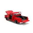 thumbnail image 4 of 1969 Chevrolet C10 Stepside Pickup Truck Matt Red \Garage Nuts\" \"Just Trucks\" Series 1/24 Diecast Model Car by Jada", 4 of 4