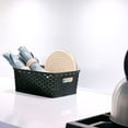 thumbnail image 3 of 1-Pack Small Decorative Y-Weave Storage Basket, Versatile Organizer for Home & Shelf Storage, 3 of 4