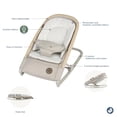 thumbnail image 3 of Maxi-Cosi Kori 2-in-1 Baby Bouncer Seat for Infants, Baby Rocker Chair, Portable Baby Bouncer, Classic Oat, 3 of 5