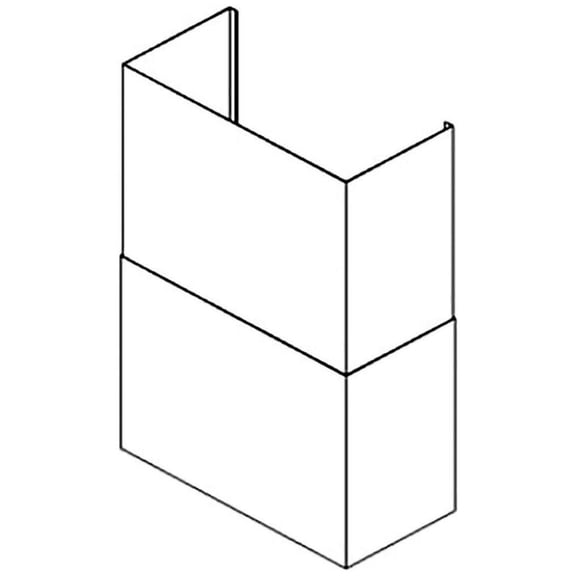 Trade-Wind Pdc7272 P7200 Series 2 Piece Duct Cover To Extend Up To 12 Foot Ceilings (P7272