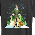 thumbnail image 3 of ELF - Christmas Buddy And Arctic Puppets - Women's Short Sleeve Graphic T-Shirt, 3 of 5