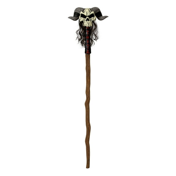California Costumes Adult Halloween Deluxe Warlock Staff, Brown, One-Size 60"