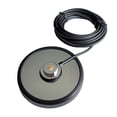 thumbnail image 3 of 5'" Magnet Antenna Mount Chrome NMO, Rubber Boot, With 17' RG58 Cable With Mini-UHF Connector.  For Motorola Mobile Radio.TRAM 1240-MUHF, 3 of 4