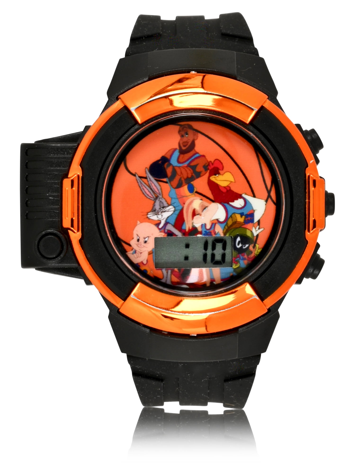 Warner Bros. Watch Space Jam "A New Legacy" LCD Unisex with Side Flashlight - SPJ4025WM