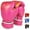 Pink, variant on XUEYU Upgrade Boxing Gloves for Kids, MMA Gloves with Boxing Hands Wraps, 6oz & PU Fire Flame Printed Youth Training Gloves for 4-12 Years Old, Gloves for Kid’s Training, Sparing & Idea gift, Red