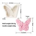 thumbnail image 1 of Molde de silicona con diseño de Ángel, mariposa, flor en relieve, vela, calavera de Halloween, serpiente, jabón de mariposa, decoración de pasteles de resina, molde para hornear, 1 of 4