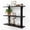 Black, variant on 3 Tier Floating Shelves,Long Wall Shelf,Over The Toilet Shelves Bathroom Hanging Display Storage Rustic for Living Room Bedroom Kitchen Office Coffee Bar Decor Decorative