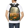 thumbnail image 4 of Easygdp Butterflies In Flower Field Mochila de Gran Capacidad Minimalista Ideal para Escuela, Viajes y Uso Diario, 4 of 6