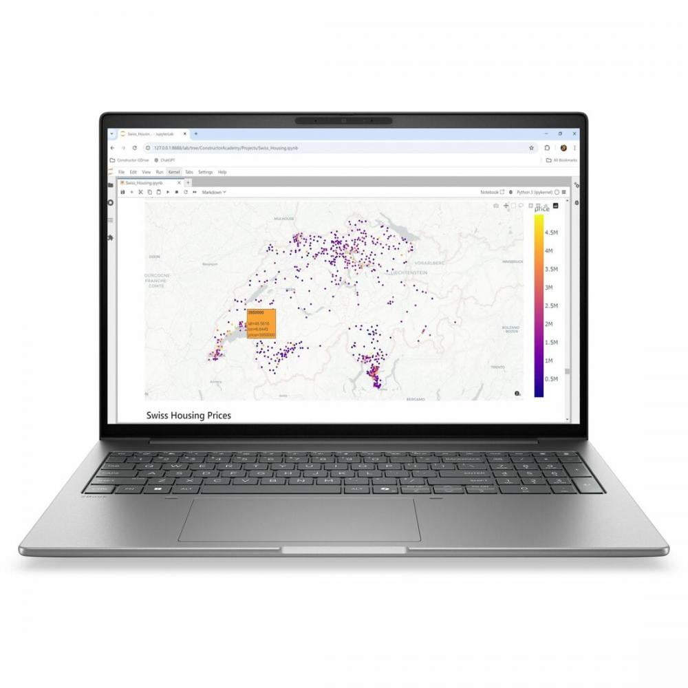 HP ZBook 8 G2i 14" Copilot+ PC Mobile Workstation - WUXGA - Intel Core Ultra 7 Series 3 356H - 16 GB - 512 GB SSD - English Keyboard - Meteor Silver Aluminum - Intel Chip - 1920 x 1200 - Windows 11...