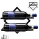 thumbnail image 1 of Estantes de vino de metal montados en la pared, organizador de estantes de vino colgantes plegables para 2 botellas de licor, estante de vino montado en la pared para cocina, bar, bodega, negro LingWen 8390612180392, 1 of 1