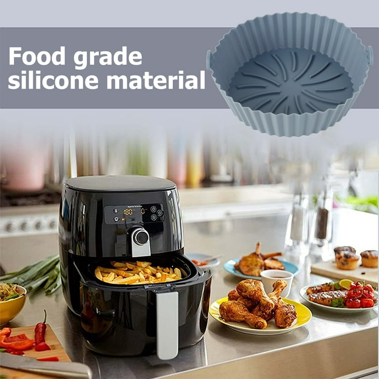 1/2pcs Air Fryer Silicone Pot; Reusable Air Fryer Liners; Silicone Air  Fryer Basket; Food Safe Air Fryer Accessories