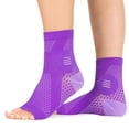 thumbnail image 1 of 4 pares de calcetines para neuropatía: compresión periférica para neuritis, para diabéticos, sin dedos, para aliviar el dolor de nervios en los pies, la gota en el tobillo y la fascitis plantar., 1 of 7