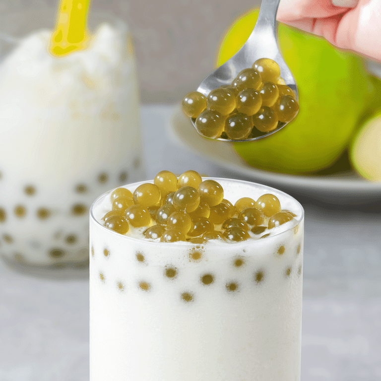 Kenya 2本 mukii Vita Bubbleビタバブル 10000 Tea Zone Kiwi Popping Pearls, Boba Flavored Balls, Fruit