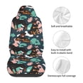 thumbnail image 5 of Honeii Rottweiler Print Car Seat Covers 2 Pieces, Full Set Universal Seat Covers for Cars, Waterproof Auto Seat Protectors, 5 of 7
