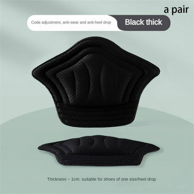 Semelles de Sport pour Hommes et Femmes, Semelle de Course en Mousse à Mémoire de Forme Douce, Coussinets de Chaussures Confortables et Respirants, Semelle Absorbant les Chocs, Autocollant Noir 10mm